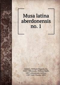 Musa latina aberdonensis. no. 1