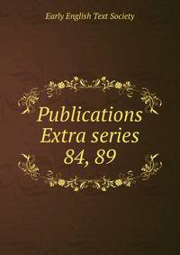 Publications Extra series. 84, 89