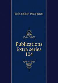 Publications Extra series. 104