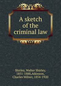 A sketch of the criminal law