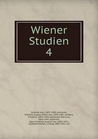 Wiener Studien. 4