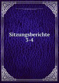 Sitzungsberichte. 3-4