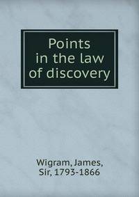 Points in the law of discovery