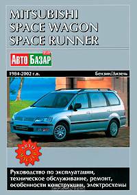 Mitsubishi Space Wagon и Space Runner вып. 1984-2002 г.г. Бензиновые и дизельные двигатели. Руководство по эксплуатации, техническое обслуживание, ремонт, особенности конструкции, электросхемы
