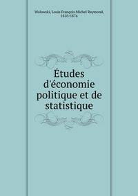 ?tudes d'?conomie politique et de statistique