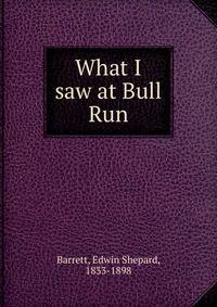 What I saw at Bull Run