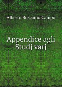 Appendice agli Studj varj
