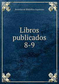 Libros publicados. 8-9