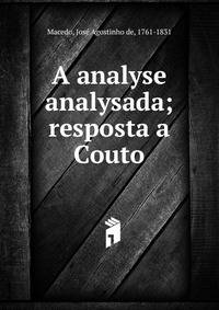 A analyse analysada; resposta a Couto