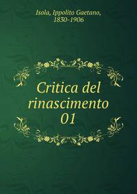 Critica del rinascimento. 01