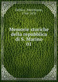 Memorie storiche della repubblica di S. Marino. 01