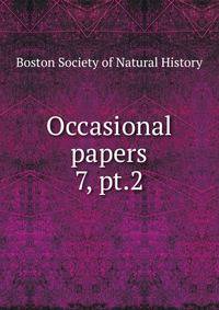 Occasional papers. 7, pt.2