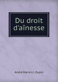 Du droit d'a?nesse