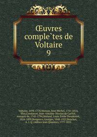 uvres completes de Voltaire. 9