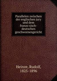 Parallelen zwischen der englischen jury und dem franzo?sisch-deutschen geschwornengericht.