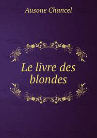 Le livre des blondes
