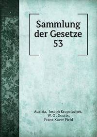 Sammlung der Gesetze. 53