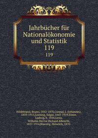 Jahrbcher fr Nationalkonomie und Statistik. 119