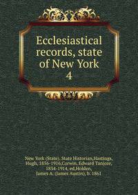 Ecclesiastical records, state of New York. 4