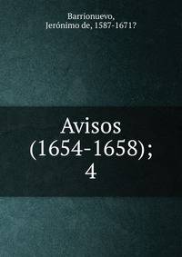 Avisos (1654-1658);. 4
