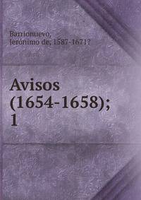 Avisos (1654-1658);. 1