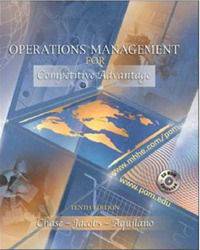 Operations Management for Competitive Advantage with Global Cases