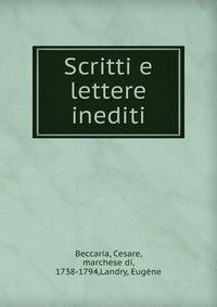 Scritti e lettere inediti