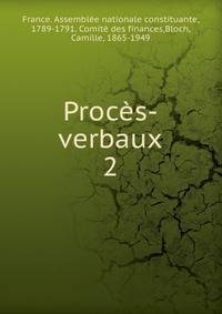 Procs-verbaux. 2