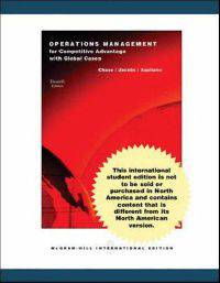 Operations Management for Competitive Advantage (+ DVD)