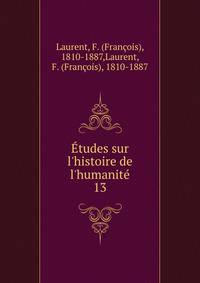 ?tudes sur l'histoire de l'humanit?