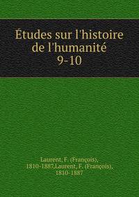 ?tudes sur l'histoire de l'humanit?