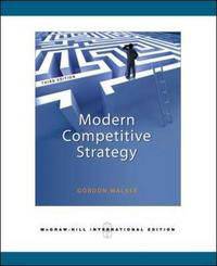 Modern Competitive Strategy