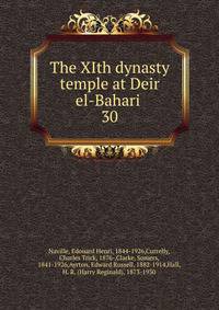 The XIth dynasty temple at Deir el-Bahari . 30