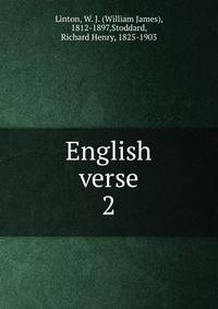 English verse. 2