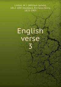 English verse. 3
