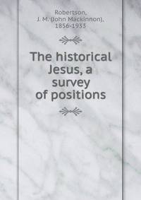 The historical Jesus, a survey of positions