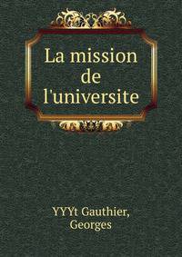 La mission de l'universite