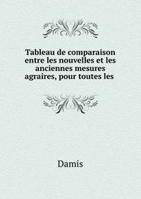 Tableau de comparaison entre les nouvelles et les anciennes mesures agraires, pour toutes les .