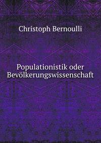 Populationistik oder Bevolkerungswissenschaft
