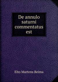 De annulo saturni commentatus est