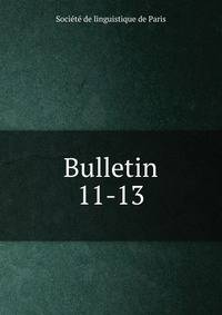 Bulletin. 11-13