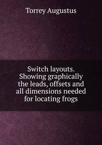 Switch layouts. Showing graphically the leads, offsets and all dimensions needed for locating frogs
