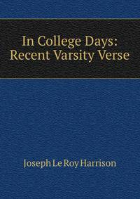 In College Days: Recent Varsity Verse