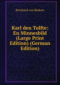 Karl den Tolfte: En Minnesbild (Large Print Edition) (German Edition)