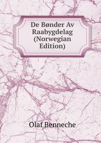 De Bonder Av Raabygdelag (Norwegian Edition)