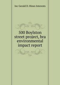 500 Boylston street project, bra environmental impact report