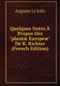 Quelques Notes ? Propos Des "plant? Europe?" De K. Richter (French Edition)