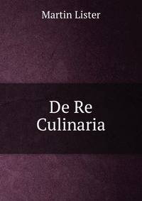 De Re Culinaria