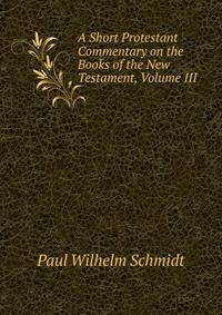 A Short Protestant Commentary on the Books of the New Testament, Volume III