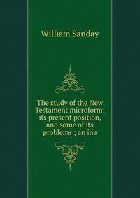 The study of the New Testament microform: its present position, and some of its problems ; an ina
